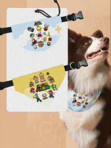 LEXI | Mario Characters Pattern Pet Bib