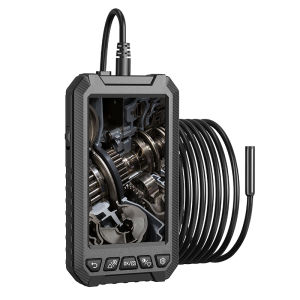 5003-B Industrial Endoscope 5.0 Inch IPS Screen HD 1080P 2.0 Mega Pixels 8mm Lens Pipe Sewer Inspection Borescope IP67 Waterproof 2000mAh Battery