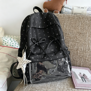 Trendy High-capacity Dots Backpack
