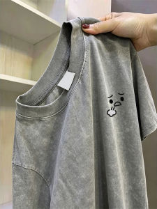 KETONG | Washed Vintage Summer Trendy Loose Fit T-Shirt