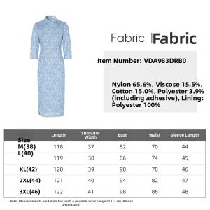 MY TENO | New Autumn Fashion Lace Dress Cheongsam Style Midi Skirt Elegant Chinese Culture Womens Clothing Versatile Business Casual Party