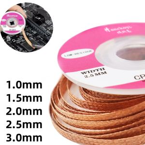 1.5M Length Welding Wires Desoldering Mesh Braid Tape Copper Welding Point Solder Remover Wire Repair Tool for Soldering