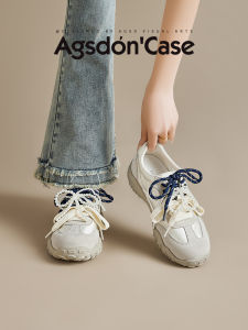 Agsdon Ballet Dequn Shoes Womens Summer New Style Ultra Popular Casual Sports Shoes Thick Bottom Casual Comfortable Footwear