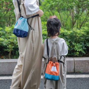 Childrens Fashionable Outdoor Crossbody Bag Baby Handbag Little Girl Parent-Child Bucket Bag Trendy Kids Backpacks And Bags