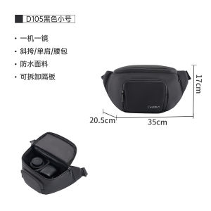 Casual Multi-Functional Camera Bag Waist Bag Crossbody Single Shoulder Bag Suitable for Mirrorless DSLR Canon R50 Nikon Sony Zve10 Fujixs20 Xt30