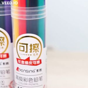 Erasable Colour Pencils 12PCS Set Kids Goodie Bag Gifts Children Day Gift Goodie Bag Kid Birthday