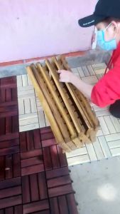 Kệ để giày gỗ 6 tầng TopChoice gấp gọn ngang 60 cm 1 cái.