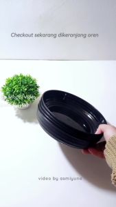 CLIO PLASTICS 3068 piring ulir cekung plastik piring makan JAPAN SERIES uk 8"