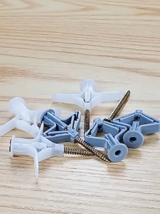 50pcs Gypsum Screws Besi / Hollow Wall Anchor / Baut Gipsun Besi Angkur / Scrup Gypsum