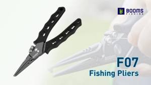 Booms Fishing Stainless Steel Multifunctional Fishing Plier Braid line Cutters Crimper Hook Remover With Sheath Lanyard Tools