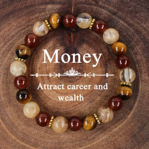 stone bracelets for women Tiger eye stone red agate citrine bracelet for women november birthstone jewelry fengshui Music