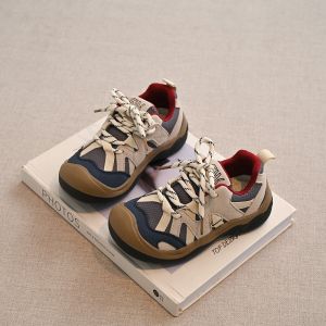 Cute Ugly Trendy Hiking Shoes for Women Outdoor Breathable Casual Sports Shoes Low Cut Rubber Sole PU Leather plus Mesh