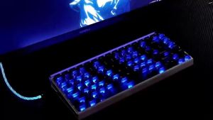 AULA | AULA HERO 84 HE Wired Mechanical Keyboard Music Rhythm RGB Backlit Magnetic Switch 8K Return Rate 128K Scan Rate Gaming Keyboard