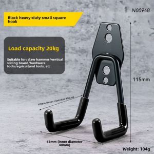 1PC Heavy Duty Metal Hook Garage Organizer Wall Mount Bicycle Hanger Hooks Wall Mount Anti-slip Storage Hook Garage Storage Tool