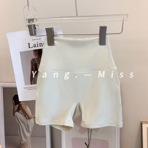 Womens Summer Short Pants Yoga Fitness Pilates Sports Shorts Cycling Pants Three-Quarter Length Breathable Stretchy Nylon