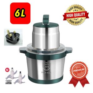 2 and 3 liter Stainless Steel Heavy duty Meat Grinder Food processor big capacity mixer multifunction blender pengisar 3L+Handle