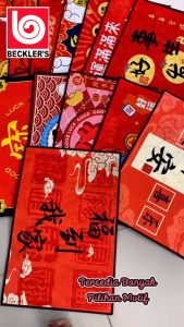 (Becklers) Keset Lantai 40x60CM Bahan Polyester Glossy/Keset Pintu Motif Chinies Anti Slip Premium