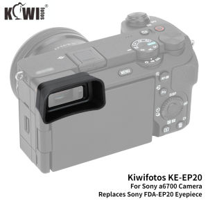KIWIFOTOS KE Series Long Viewfinder Eyecup Eye Cup Eyepiece for Sony A6700 Camera Compatible with Sony FDA-EP20 Eyecup High-quality ABS Plastic and Soft Silicone Material