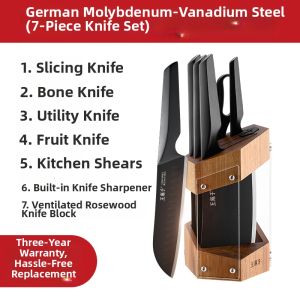 WANGMAZI | Sharp Chef Knife and Cutting Board Kitchen Set Household 2-in-1 Set