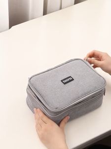 BAONA Laptop power cord mouse storage bag digital products earphone data cable U disk charger storage case