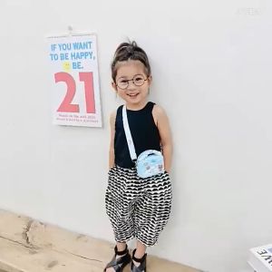 กระเป๋าเล่นระเป๋าสะพายข้าง กระเป๋ายูนิคอร์น สีรุ้ง เปิดเครื่องรูด B012