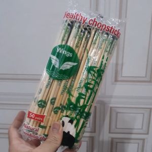 Sumpit Bambu HIGIENIS isi 3pack x 50 pasang WINGS KUAT/ BERSIH / ANTI JAMUR / IMPORT / KERING kualitas PREMIUM