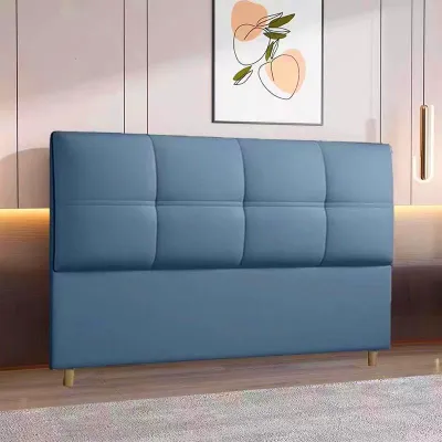 Princess Backrest Bed Headboard Simple Modern Wooden Fabric
