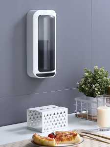 Kitchen Chopsticks Container Wall-Hanging Revolving Chopsticks Container Household Drain Chopsticks Stand Storage Box Without Punch