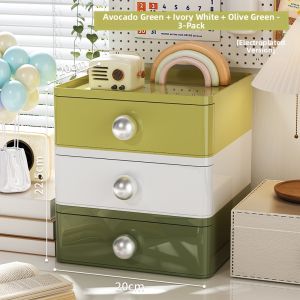 AMU·PIGGY | Dopamine Styled Desk Organizer Box