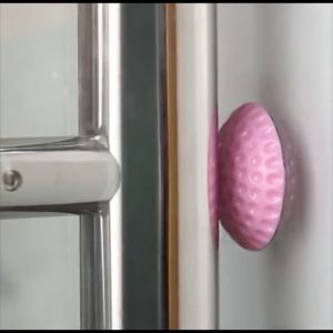 Padding Pelindung Pintu Gagang Dinding Silikon Anti Benturan Warna Pastel