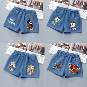 Quần Short Denim Mỏng Mùa Hè Cho Bé Gái Quần Áo Trẻ Em Thời Trang Quần Áo Sơ Sinh Quần Short Cotton Thường Ngày Cho Bé Gái