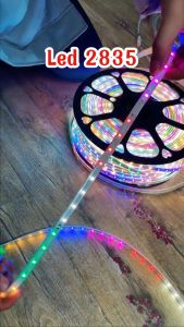 Dây Led Nháy Đuổi RGB CHIP 2835 220v trang trí decor  Tặng kèm nguồn điều khiển 8 chế độ