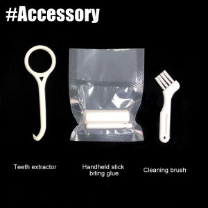 2 in 1 Denture & Retainer Case No-Leak Denture Bath Box Portable Cleaning Cup for Dentures Clear Braces Mouth Guard
