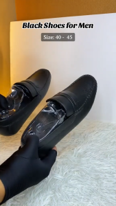 Mens New Black Shoes School & Office Anti-Slip Waterproof Rubber Fashion Breathable Casual Everyday Non-Slip