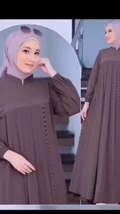 Busana - Gamis Crinkle Premium Mix Swaroski Gamis Elegan Terbaru