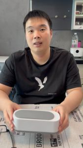 เครื่องล้างแว่นตา เครื่องอัลตราโซนิก ทำความสะอาดด้วยความถี่สูง กำจัดคราบฝังแน่น และคราบเล็กๆ ของแท้ เสริมความงามและให้ใบหน้าดูอ่อนเยาว์