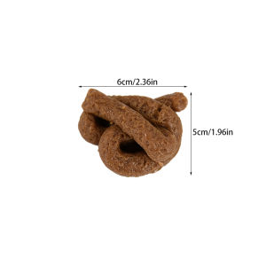1pc Realistic Soft Fake Dog Poop Simulation Poops Joke Toys Pranks Props Toilet Floor Funny Decor Festival Party Spoof Ornaments