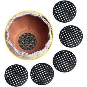 20PCS Flower Pot Hole Mesh Pad Round Bonsai Planter Bottom Grid Mat Drainage Netting Plant Ventilation Trays Garden Supplies