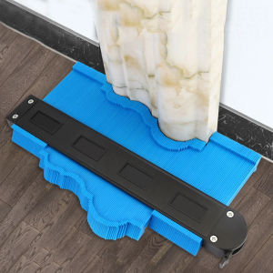 Contour Gauge 10 Inch Widen Profile Gauge Measure Ruler Contour Duplicator For Measurement Tiling Laminate Wood Marking Tool