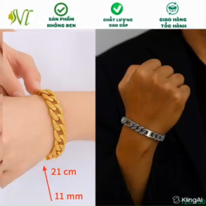 [HCM]LẮC TAY NAM NGẦU LẮC TAY NAM BẢN TO LẮC TAY NAM SANG CHẢNH LẮC TAY NAM MẠ VÀNG ĐỈNH CAO CHO PHÁI MẠNH - Người Đẹp Vì Lụa