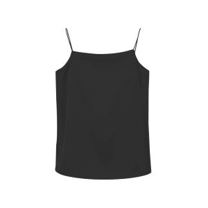 MOYISHA | Spring Summer Satin Silk Spaghetti Strap Bustier Camisole One Shoulder Padded