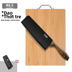 Bộ Đồ Cắt 2-trong-1 Bao Gồm Thớt và Dao