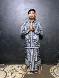 Sinaran setelan koko sarung batik solo lapis furing limited edition
