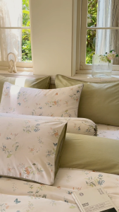 [FineLivin]Comfort QUEEN/KING Fitted Bedsheet| Quilt Cover (Sold Separately)| 100% Pure Cotton [C-4]
