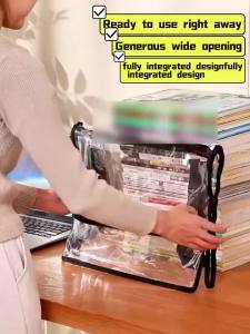 Clear PVC Storage Box | Flip-Top Lid & View Window | Multi-Use Organizer for Toys Crafts & Supplies | Durable Gift Container