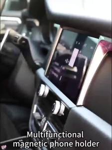 Magnetic Vacuum Car Mount Desktop Phone Holder 360 °   Rotation Foldable Strong Suction compatible for iPhone 16 15 14 13 12 Pro Mobile Phone