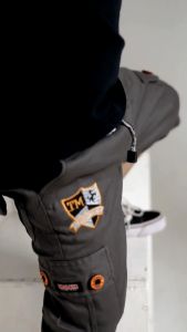 Celana Pendek Anak Cargo Twill Katun Combed Steet/Melar Polos Premium