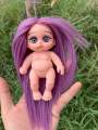 Doll 5in. Búp bê tái sinh 5in đã make up làm tóc. 