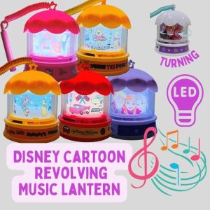 Disney Kids Cartoon Mid-Autumn Festival Revolving Music Lantern