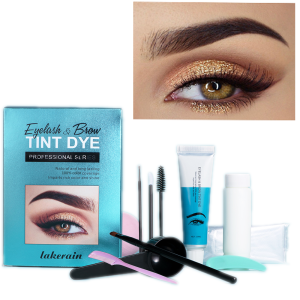 ibcccndc | Brown Black Eyebrow Tint Kit Semi Permanent Eyebrow Dye Cream Gel Easy Coloring Eyebrow Enhancer for Eyebrow Eyelash Beauty Make